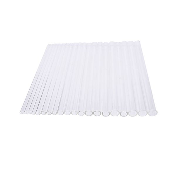 

wedding birthday reusable party clear glass drinking straws thick straws 6-14mm