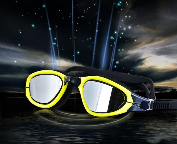 

2016 new arrival anti fog uv protection swimming goggles professional electroplate waterproof swim glasses