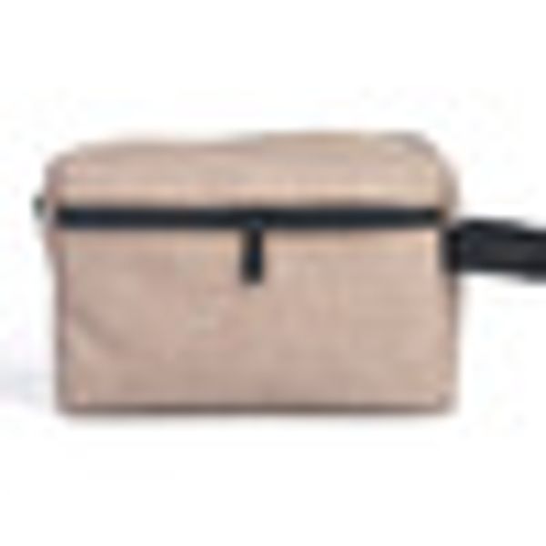 

cosmetic bag travel portable solid large capacity lightweight wash pouch waterproof oxford cloth makeup organizer