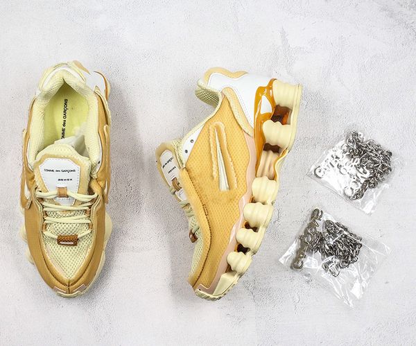 

new womens running shoes designer tennis shoes triple orange air column buffer womens trainers sneakers 40-45, White;red