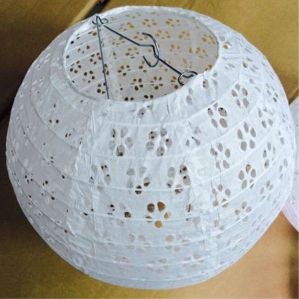 

20pcs/lot 8"10"12"16" white round chinese japanese paper lantern ball wedding birthday party hanging decoration centerpi