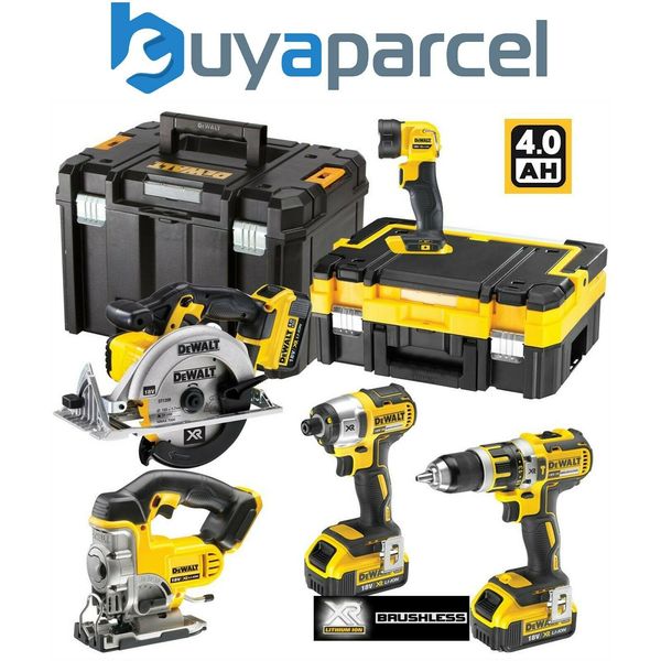 

New dewalt dck550m3t bru hle 18v xr 5 piece power tool kit 3x 4ah lithium ion