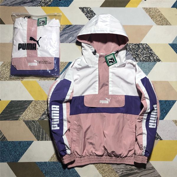 

женщины дизайнер куртки осень top brand спортивной одежды для женщин пара hood casual zipper ветровка письмо вышивки печатный размер m-xl #, Black;brown