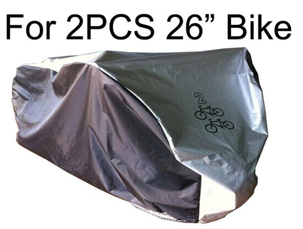 

bicycle bike cover outdoor dust rain waterproof cover for couple 26" bike