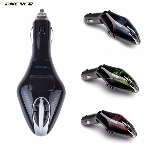

auto car mp3 player wireless aux fm transmitter modulator with usb sd mmc lcd with remote mini 3.5mm in-car audio music player
