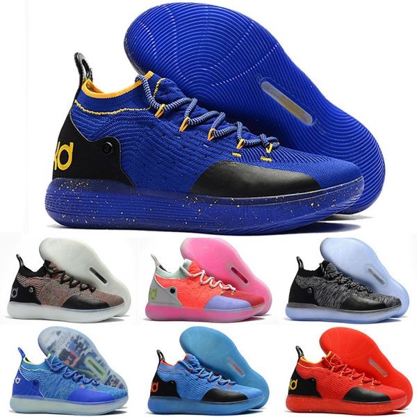 

new kd 11 ep white orange foam pink paranoid oreo ice mens kids basketball shoes kevin durant xi kd11 trainers sneakers, Black