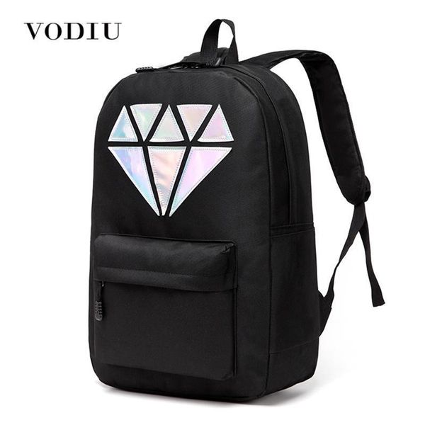 Hommes D'école Sacs Les Pour Holographique Dos Acheter Toile À Étanche Homme Diamant Sac Filles Adolescent Portable Femmes Nn0OPkX8w