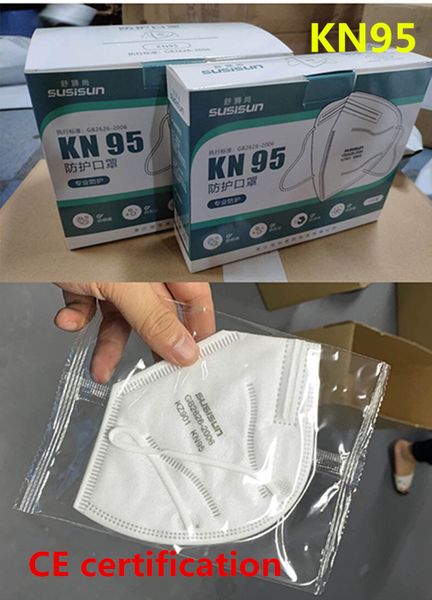 

20pcs susisun kn95 n95 dust mask ffp2 masks anti dust protective dustproof pm2.5 protective face masks dhl shipping