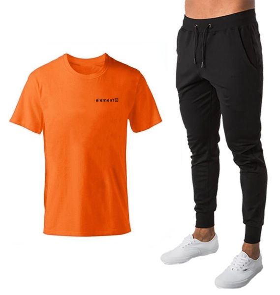 

mans t-shirt+trousers quick-drying compression sports training suit gym jogging running suit men's tight fitness workout clothes, Black;blue