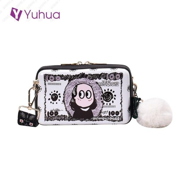 

yuhua, 2020 new vintage woman handbags, casual korean version women bag, trend cartoon shoulder bag, fashion messenger bags