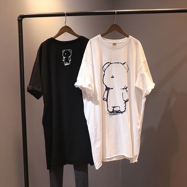 

2020 короткие рукава т- женских ин ленивого ветер свободного большая футболка нижнего белье размер случайная с длинной половиной рукавов руб, White