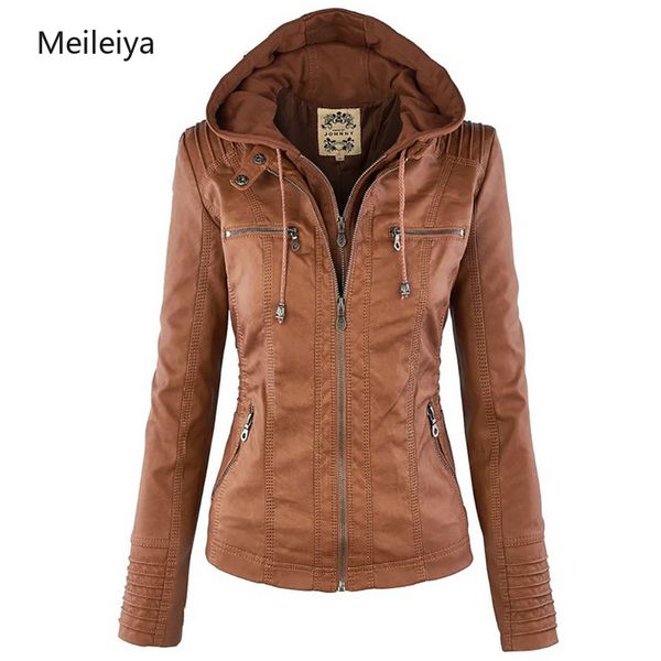 

2018 winter faux leather jacket women casual basic coats plus size 7xl ladies basic jackets waterproof windproof coats female 50, Black