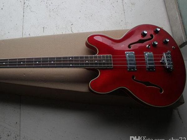 

new quality red 4 strings electric bass guitar 1 2