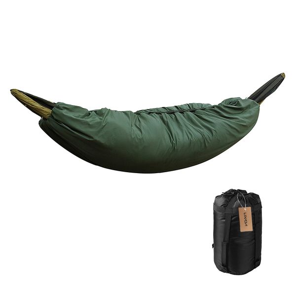 

lixada multifunctional hammock camouflage underquilt lightweight camping quilt packable full length under blanket sleeping bag