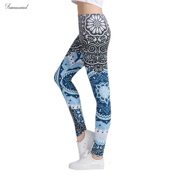 

fitness women leggings fashion legging aztec round ombre printing leggins female legins pants high waist trouser, Black