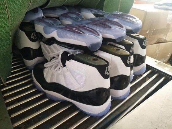 

concord 45 11 мужские ботинки баскетбола 11s платина оттенок cap и мантия bred легенда синий space джемы мужчины женщины спорт кроссовки 36