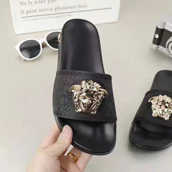 

Flip flop de igner brand thong andal beach ca ual lipper teenager flip flop beach tyle hoe for ladie de igner hoe, Black