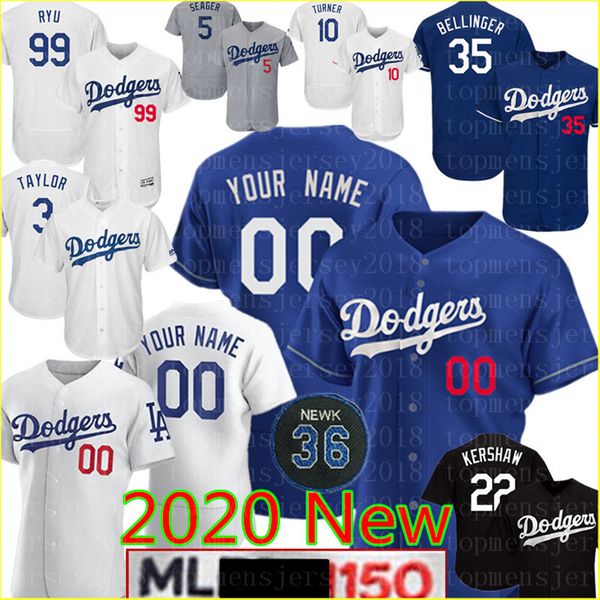 

custom dodgers jersey cody bellinger clayton kershaw 14 enrique hernandez hyun-jin ryu max muncy chris taylor alex verdugo, Blue;black