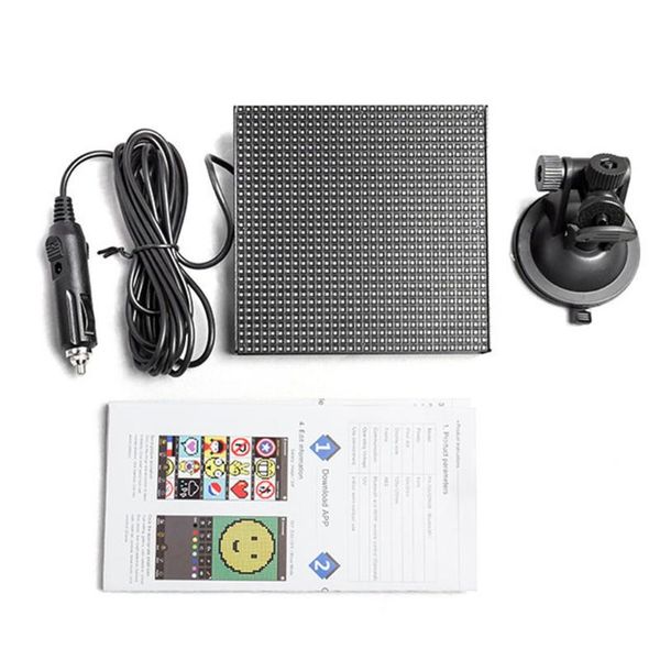 

car led expression light full color led display car rear window expression screen advertising screen