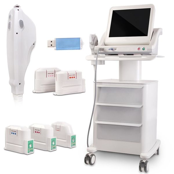 

medical grade hifu high intensity focused ultrasound hifu face lift machine wrinkle removal with 5 heads for face and body