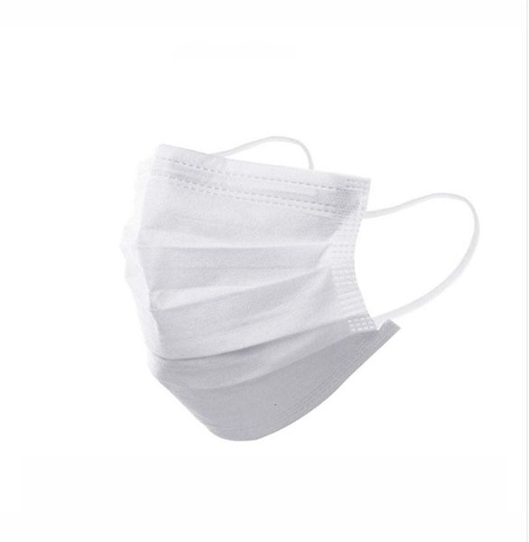 

ready to ship 1x face masks 3 ply anti dust with elastic loop party mask pink protective mask dust mouth mask maschere