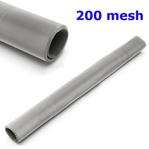 

stainless steel filtration woven wire screen dry ice pollen water oil screen filter 200 mesh 12x24 inch other kitchen dining bar