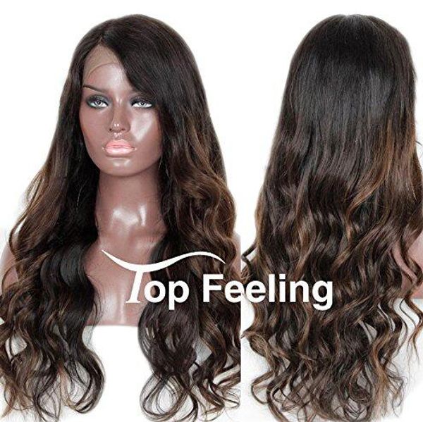 Topfeeling Brazilian Virgin Hair Glueless Lace Front Human Hair