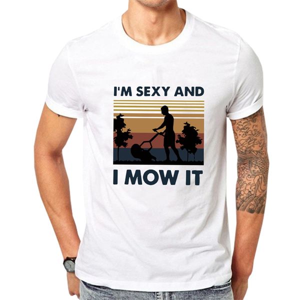 

2020 я секси и я косить вас толстовки старинные рубашка мужские тройник t рубашка летом новый европейский и американский стиль тонкий хлопок, White;black