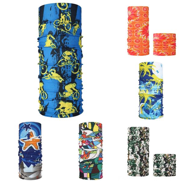 

zcmfo face summer mask fashion scarf sun outdoor neck gaiter breathable riding neck scarf for protection outside, Black