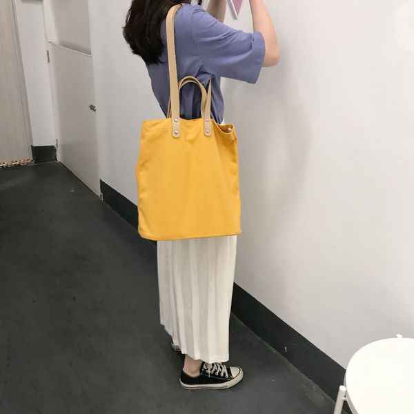 

fashion new messenger bag canvas simple style bags tote brief one shoulder women's vintage handbag summer huaxinhy78