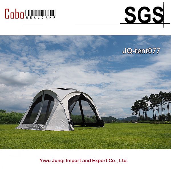 

outdoor camping 5-8 people large beach canopy black white protection sun shade shelter up screen house sun wall family tent