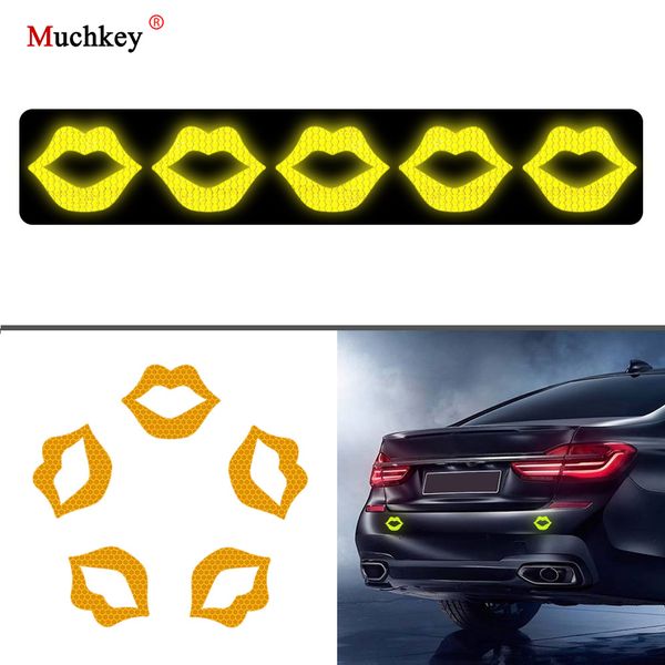 

kiss lip print lipstick motorcycle car walls windows sticker funny decal stickers safe reflective waterproof concealer