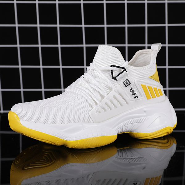 

summer athletic running shoes for men mens sport shoe thick soled gym men shoes black mens sneakers size 39-45