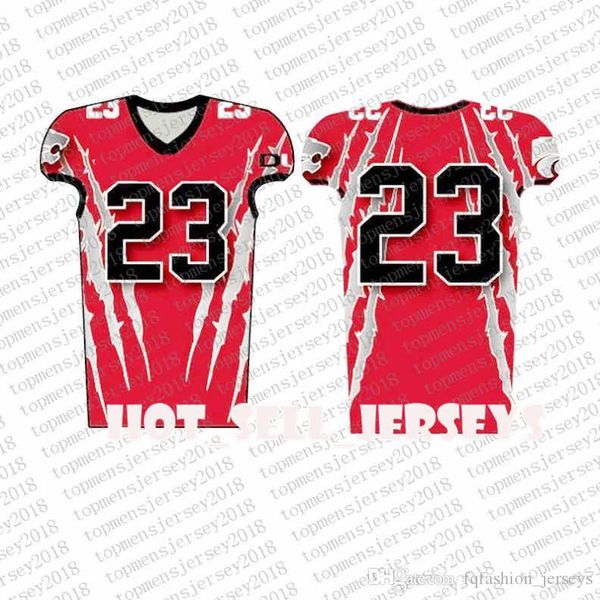 

custom football jerseys mens embroidery logos jersey wholesale any name any number size s-xxxlbae, Black;red