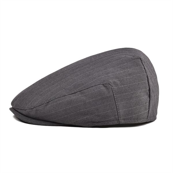 

jangoul kids child boy girl spring herringbone flat ivy cap newsboy caps small size infant toddler youth beret hat boina 011, Blue;gray