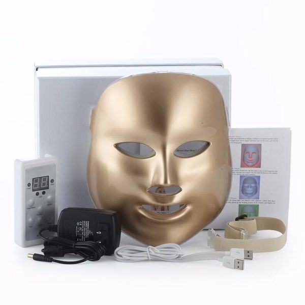 

led facial mask 3/7 color pn electric led mask anti wrinkle acne removal face skin rejuvenation facial spa salon