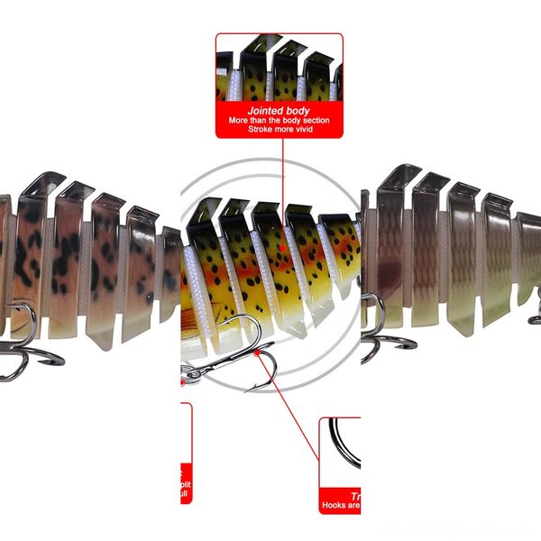 

ujsly fishing tackle 5 5 grid hold type luya box (10cm * 15.5g) can bait box fake baits