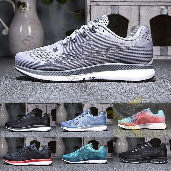 

zoom pegasus 2019 designer sneakers turbo barely grey punch black red running shoes for men and women 34 outdoor jogging trainer, White;red