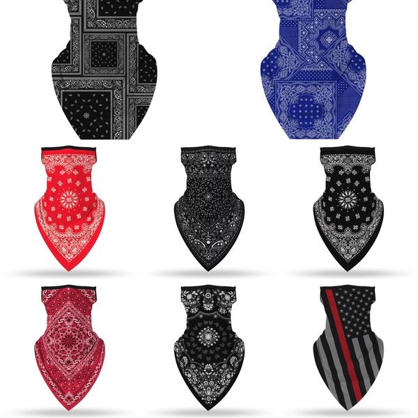 

wffos ring sport bicycle fishing scarf neck gaiter shield face mask headband bandana headwear stock scarf bicycle balaclava i cant breathe, Black