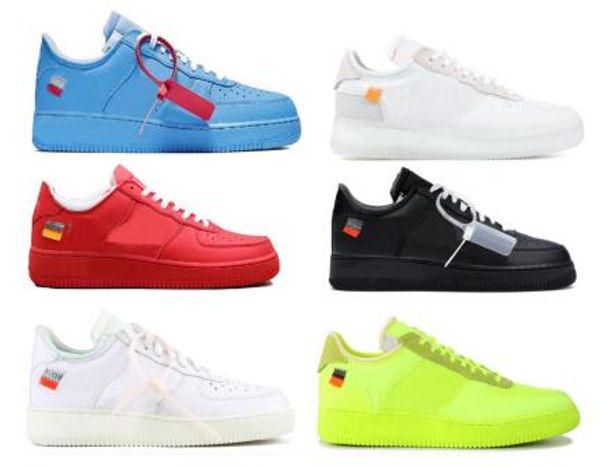 

2019 new 1 mens forces 2.0 running shoes sneakers designers off mca university blue sport casual skateboard forced women low chaussure shoes