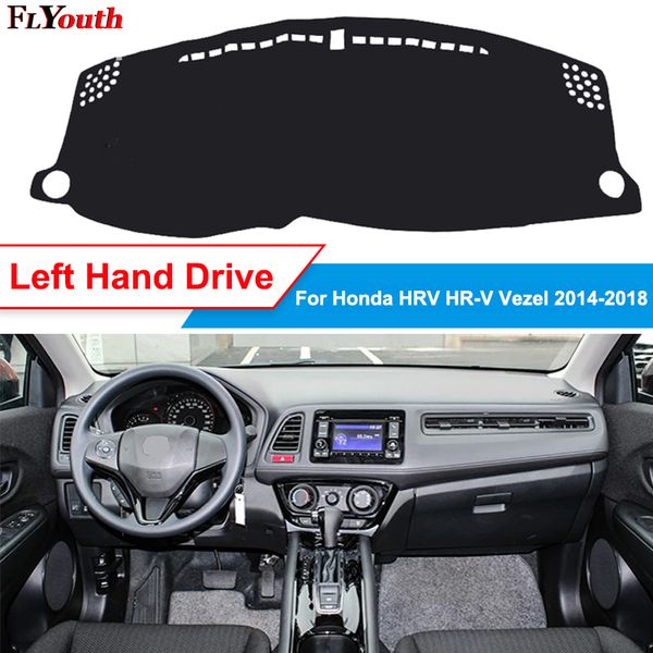 Car Dashboard Cover For Hrv Hr V Vezel 2014 2018 Sun Shade Dashmat Dash Board Cover Carpet Anti Uv Non Slip Truck Interior Accessories Truck Interior
