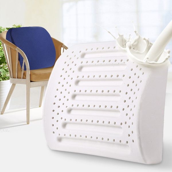 Natural Latex Pillow Orthopedics Lumbar Support For Office Chair