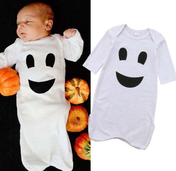 

2019 brand new kid newborn baby boy girl halloween romper с длинными рукавами o-образным вырезом комбинезон playsuit с ногами повседневный х, Blue