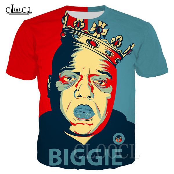 

2020 новый рэппер футболки biggie smalls 3d печати мужская футболка с коротким рукавом креативный мужская одежда streetwear tee tops s-5xl, White;black