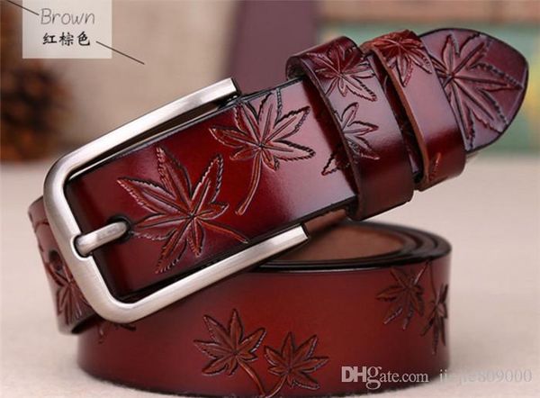 

2019 new brand belts for women fashion designer genuine cow leather luxury buckle belt jeans english letter buckle printing, Black;brown