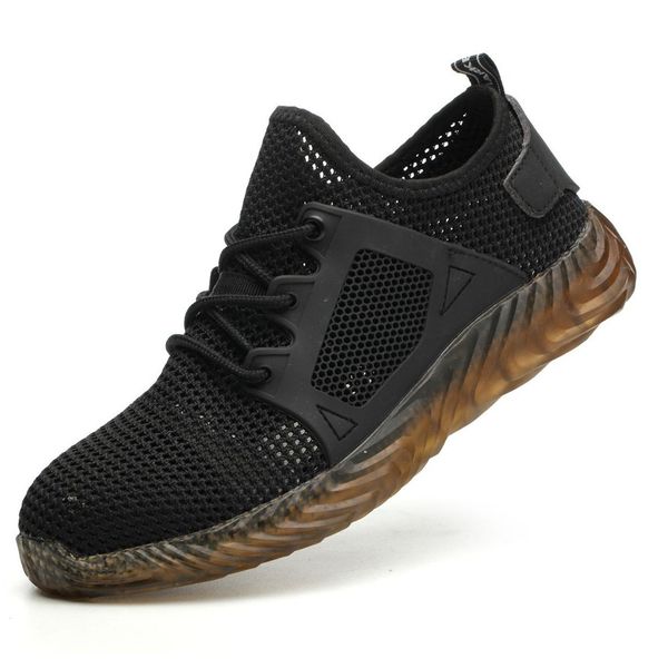 

дропшиппинг нерушимая райдер обувь для мужчин и женщин стальным носком безопасности сапоги прокол-доказательство кроссовки дышащей обуви, Black;brown