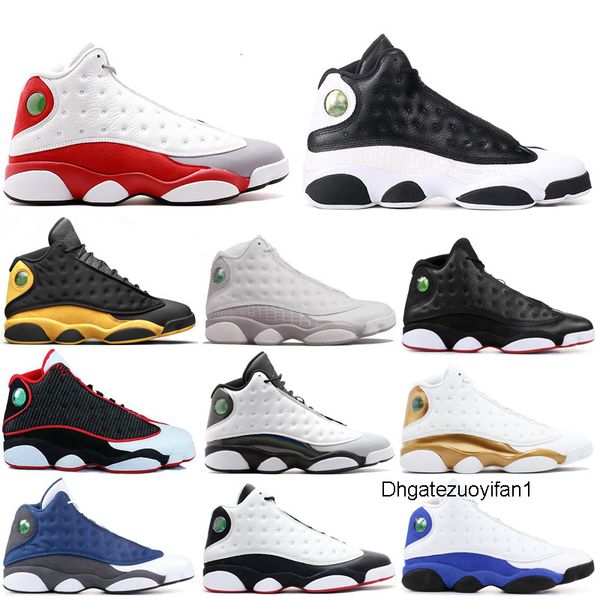 

men basketball shoes 13 13s cap and gown atmosphere grey phantom flint grey toe he got game mens trainer sports sneakers 7-13