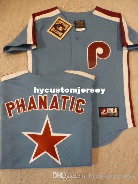 

custom majestic philadelphia phanatic sewn throwback vintage jersey mens stitched jerseys big and tall size xs-6xl for sale, Black;blue