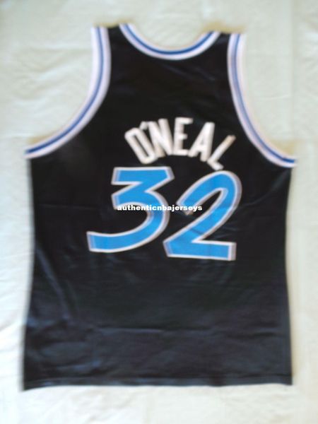 

champion sewn shaquille o'neal #32 shaq jersey vintage 90s mens vest size xs-6xl stitched basketball jerseys ncaa, Black;blue