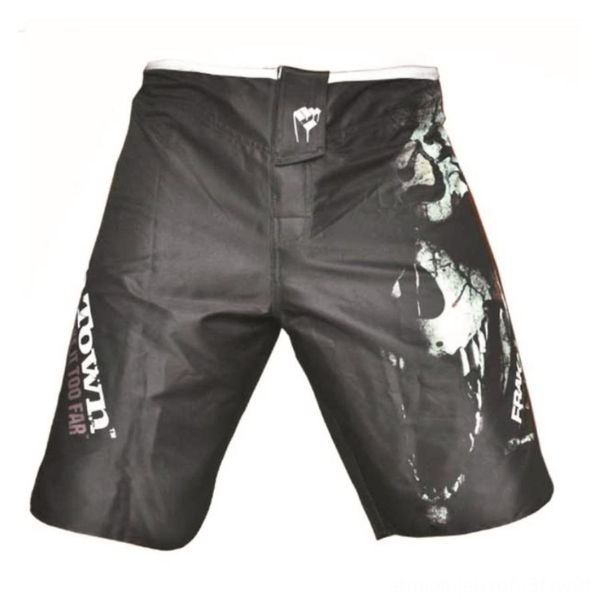 

mma boxing breathable polyester fabric boxing wear athletic & outdoor apparel loose and comfortable fitness training competition muay thai s, Blue